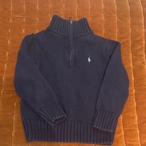 Child's polo 4T Navy Blue Half-Zip Sweater